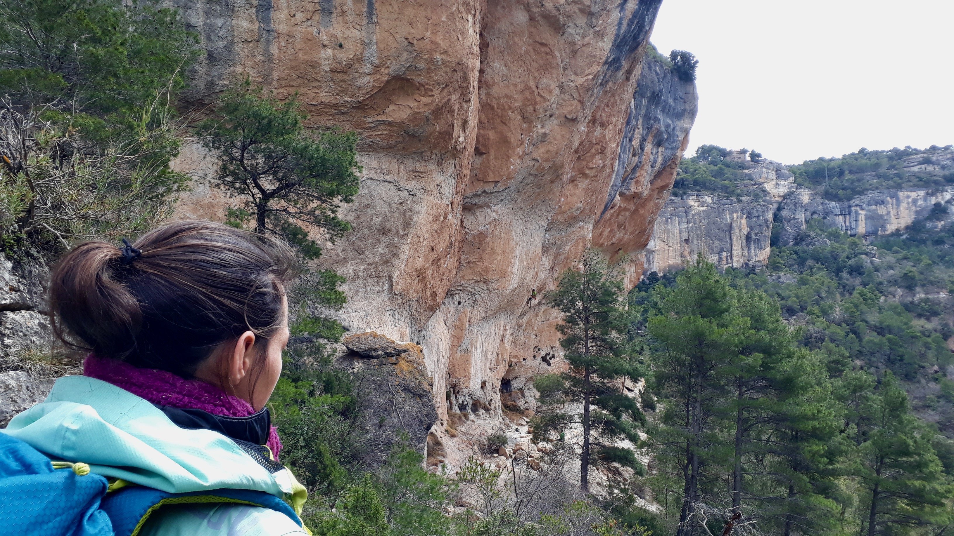 Vue sur le secteur El Pati pour notre We Escalade à Siurana