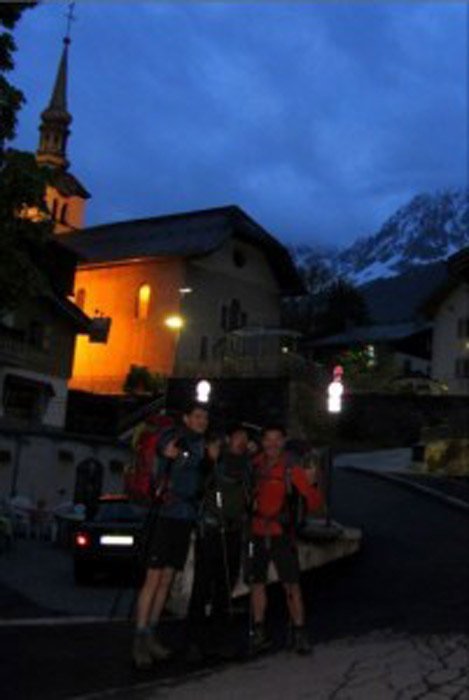 Départ des Houches à 5h30