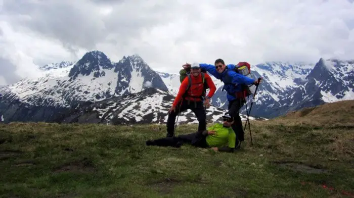 Le col de Balme signe la fin de notre tour du Mont Blanc