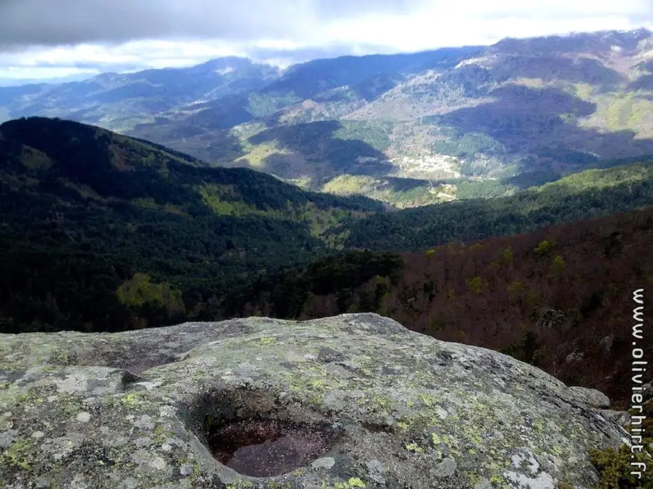 Vue du col de Laparo voyage en Corse 