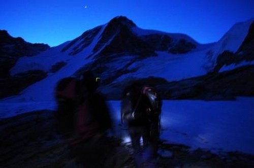 Notre sommet, le gran paradiso , se dévoile