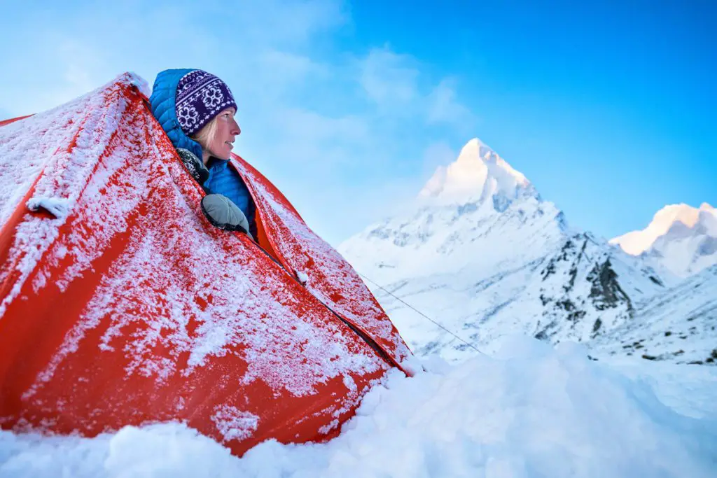 Tente 4 saisons : temps froid et neige