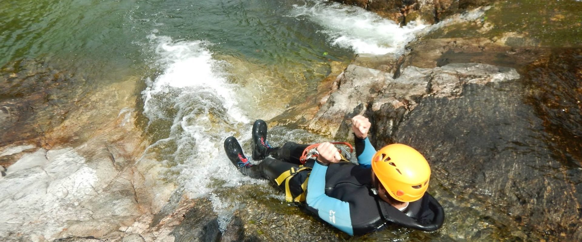 Le Rieutort canyon près de Montpellier avec Gecco Aventure