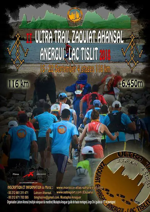 Le Ultra Trail Zaouiat Ahansal au Maroc