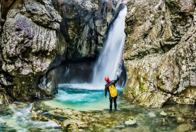 Le vialais Canyon près de Montpellier avec Bureau des moniteurs des vallées de l