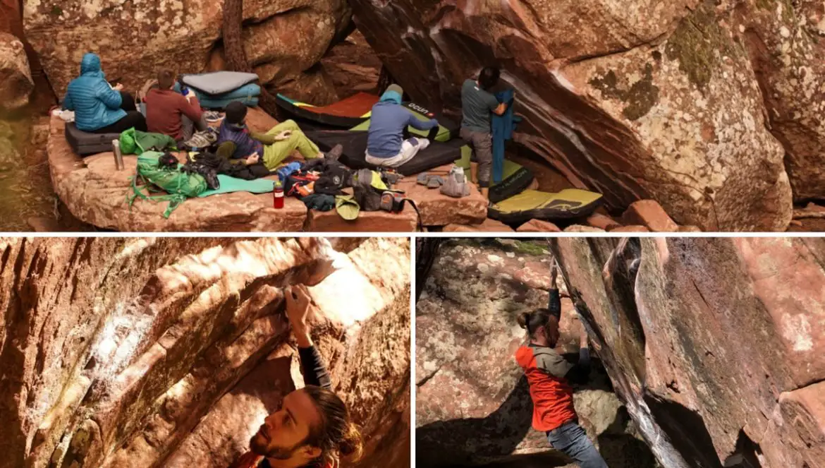 Escalade bloc à albarracin