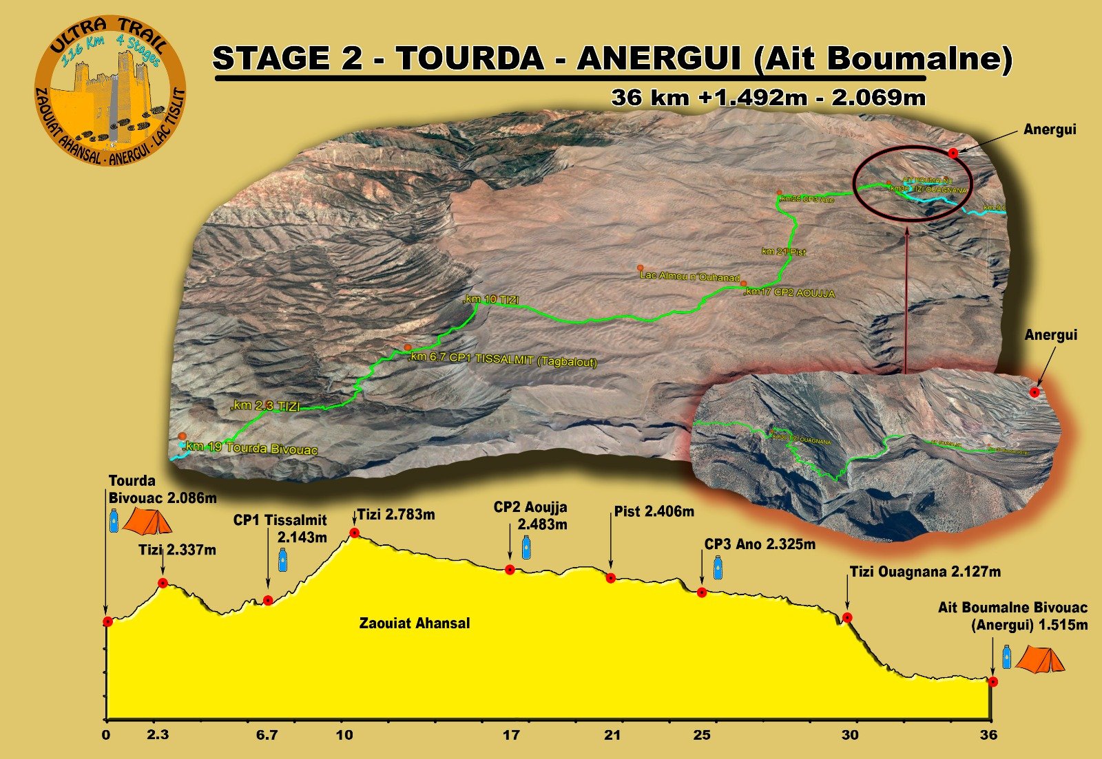 ULTRA TRAIL 2ème étape TOURDA - ANERGUI