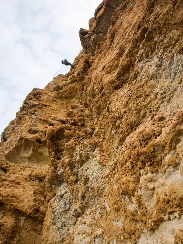 Rappels un peu gazeux à Cap Canaille au Secteur Ouvreur de Bouse