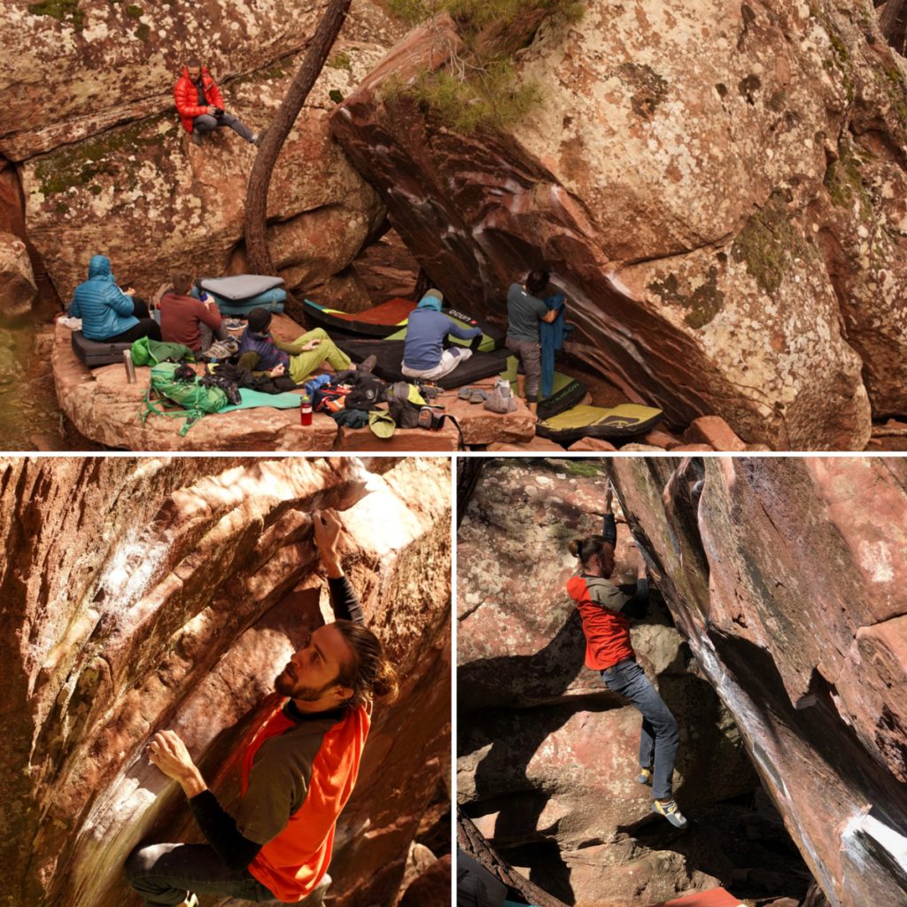 Albarracin spot de bloc escalade en espagne