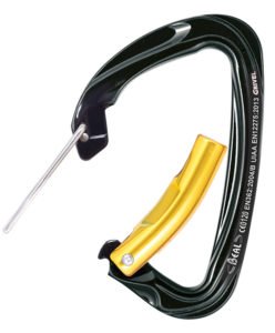 Mousqueton TWIN AUTO BELAY de BEAL pour longe et assurage avec appare