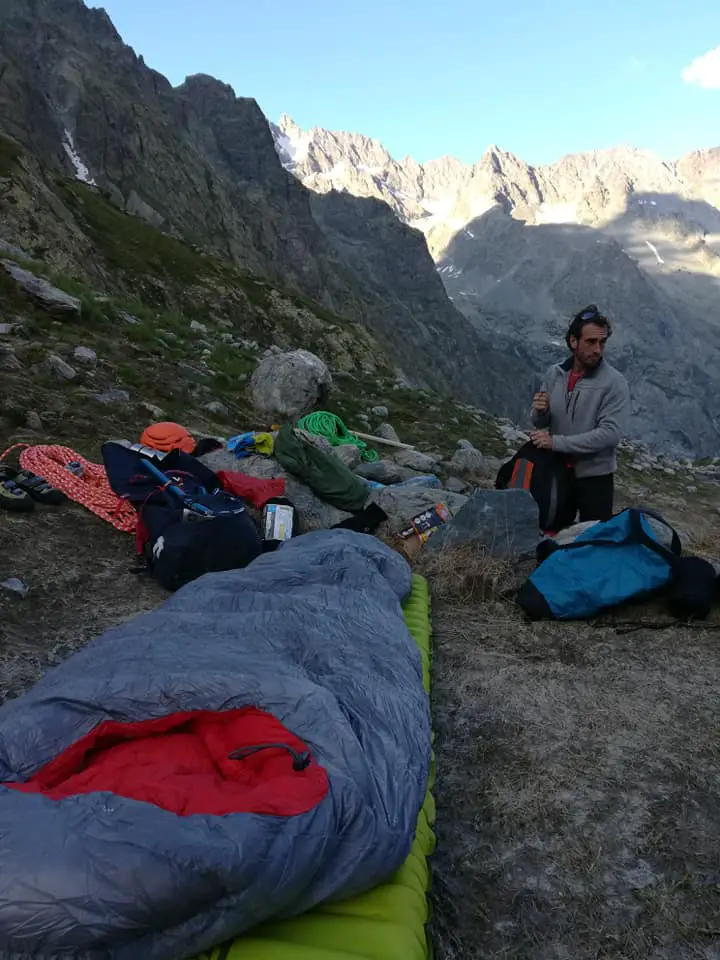 course alpinisme en rocher avec bivouac