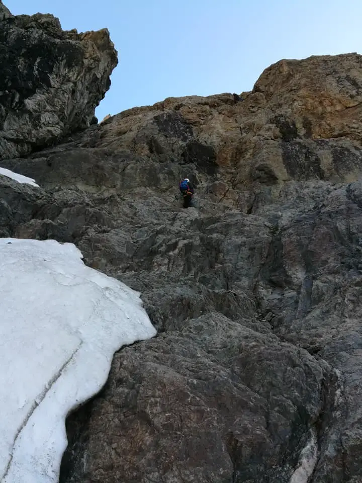 course alpinisme en rocher