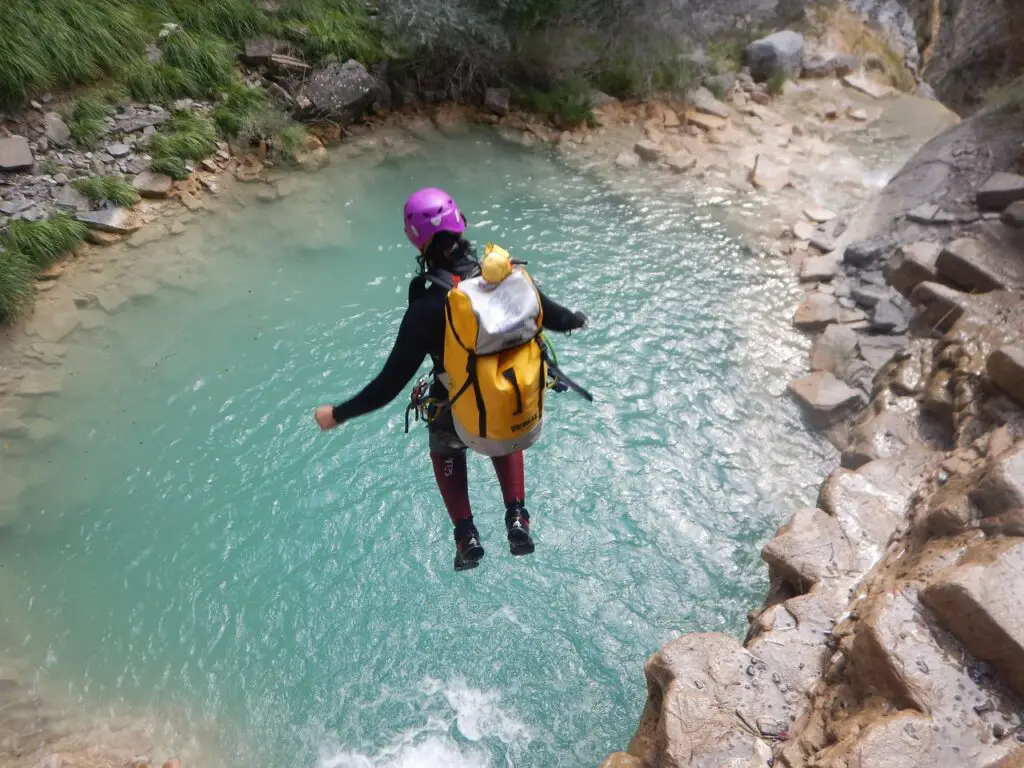 saut canyoning