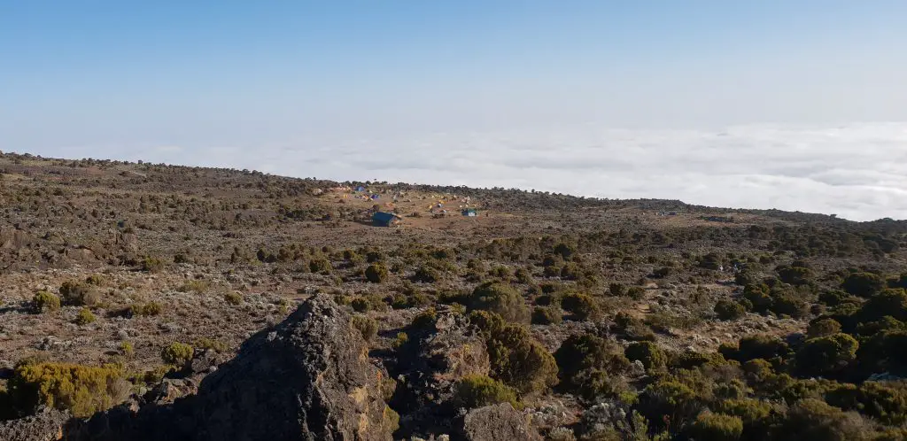 shira camp 3750m