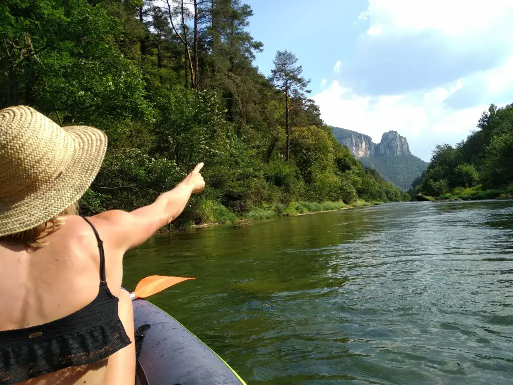 Kayak dans les Gorges du Tarn lors d