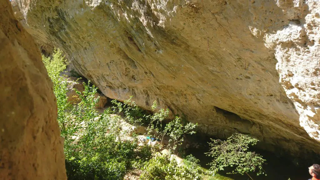 Secteur Oasif lors du trip escalade dans les Gorges du Tarn