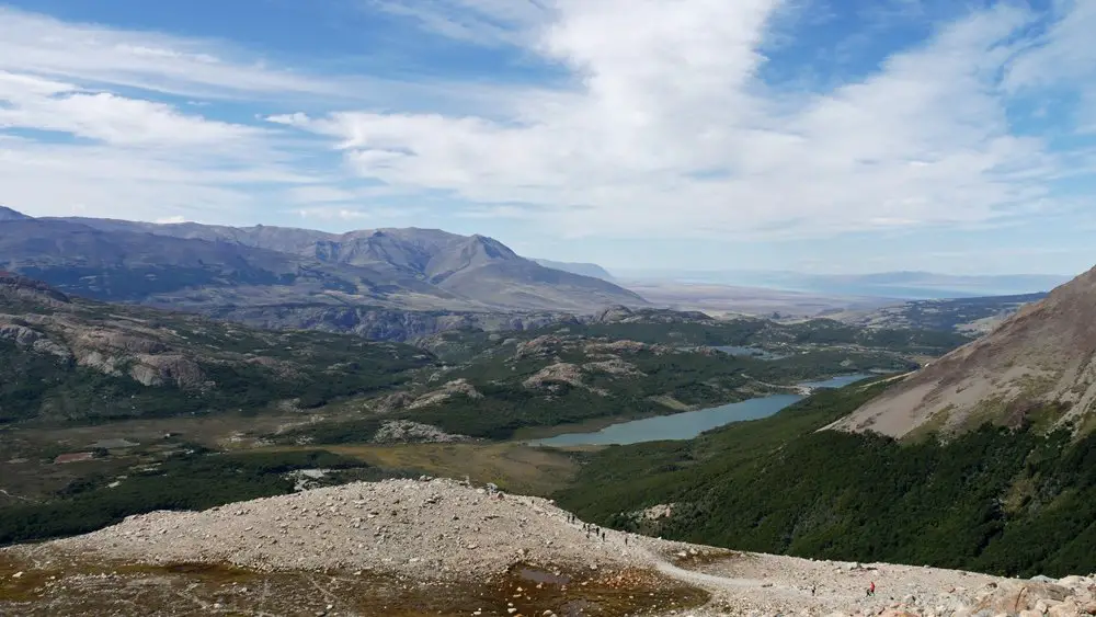 Aperçu des paysages sur le dernier tronçon avant le Fitz Roy