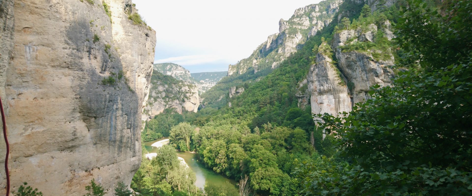 Vue du secteur Amphithéatre, Gorge du Tarn