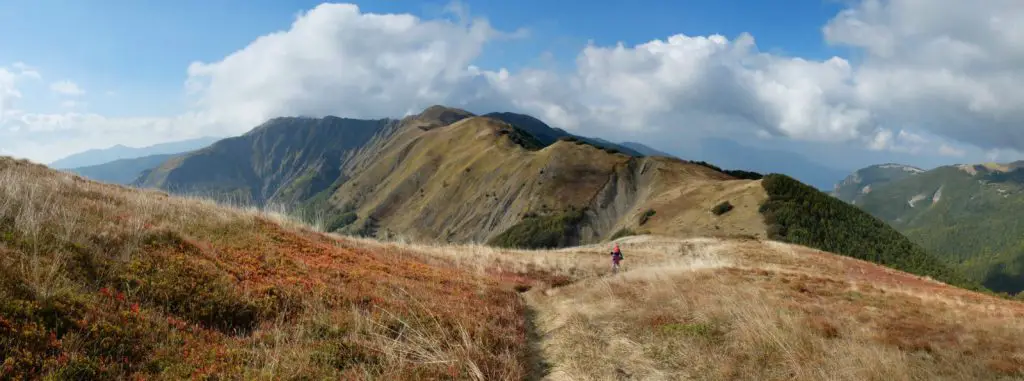 La portion la plus aérienne de notre itinéraire lors du trip VTT en Toscane