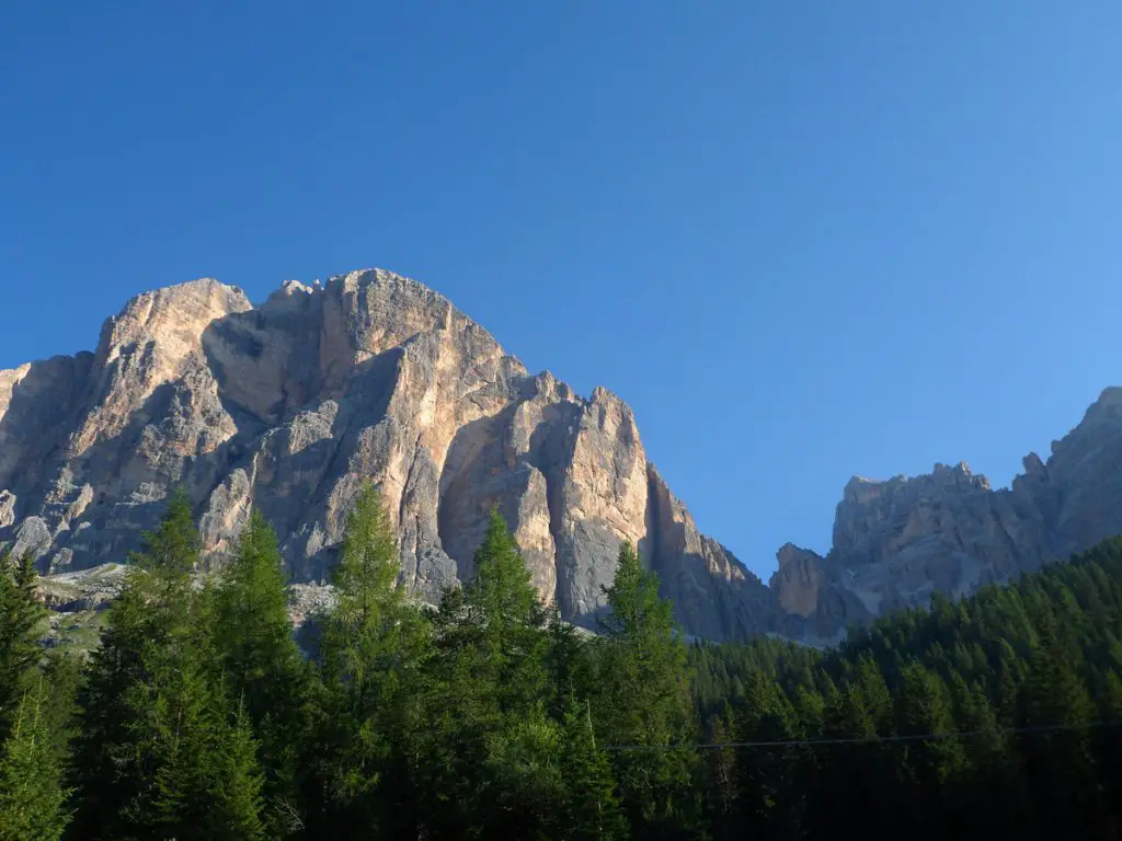 Le Tofana di Rozes lors de la session escalade dans les Dolomites