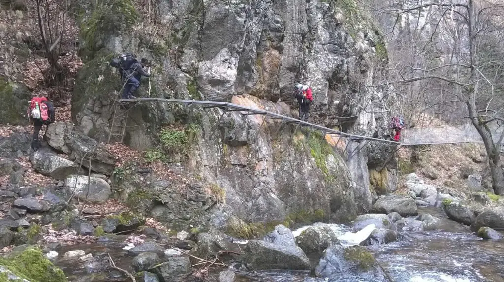 sortie aux gorges de la carança avec le CAF du Pic Saint Loup