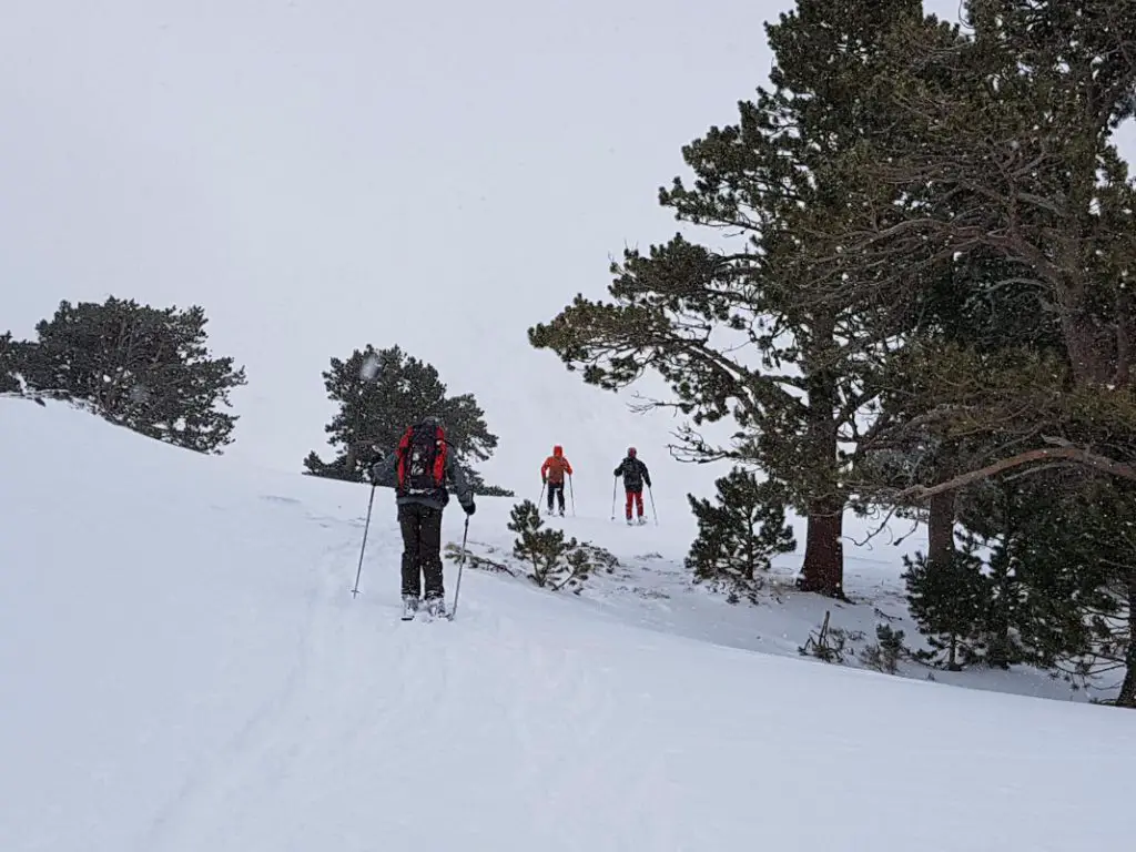 Ski de randonnée avec le CAF du Pic Saint Loup