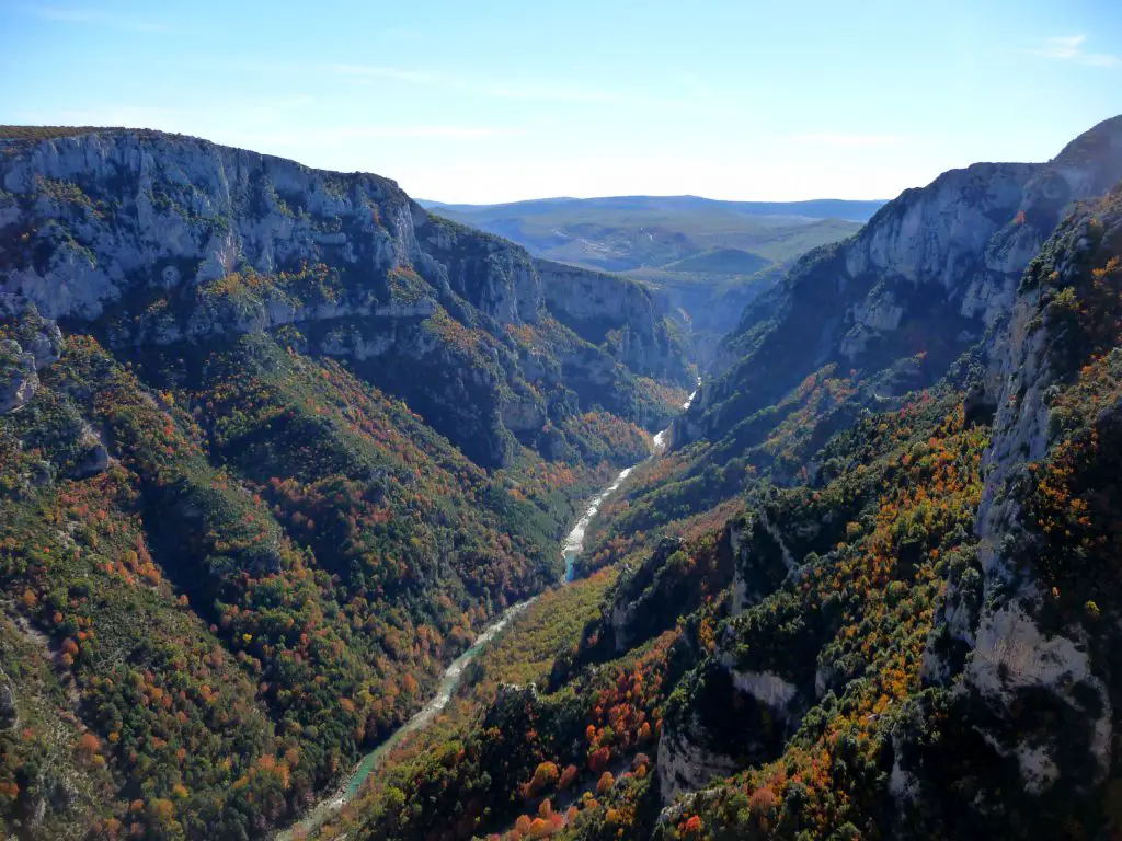 Les gorges du Verdon à l'automne, quelle beauté !