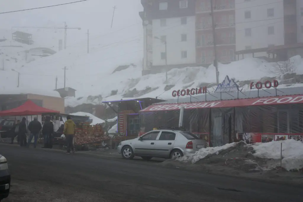 Premier contact avec Gudauri