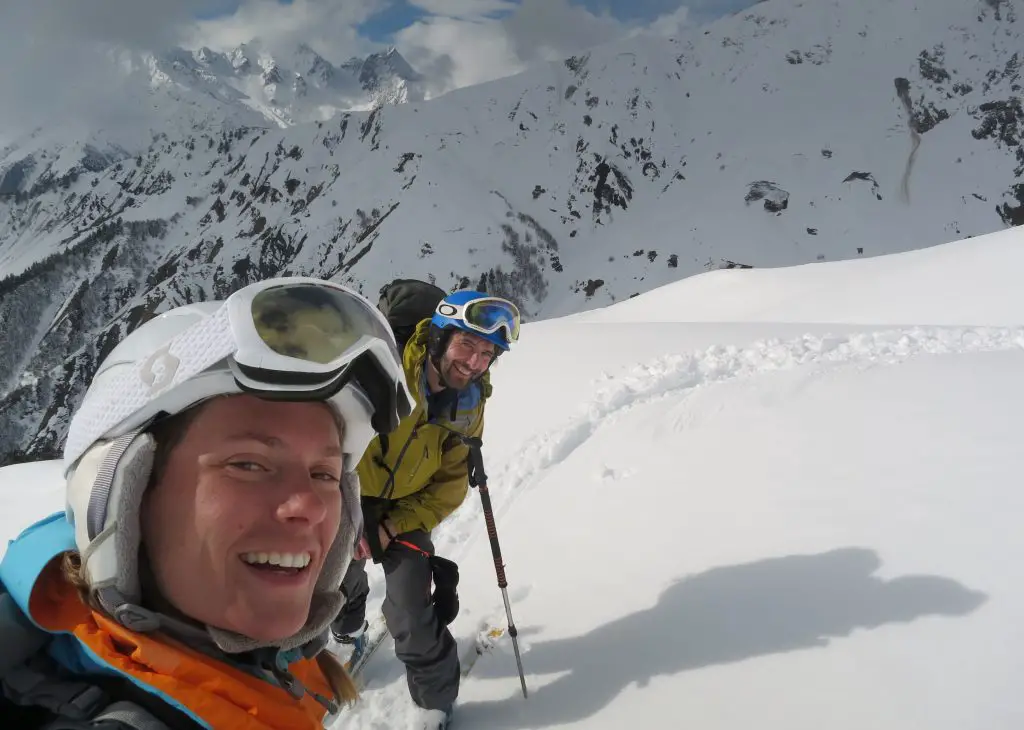 Bonne neige=sourire aux lèvres !