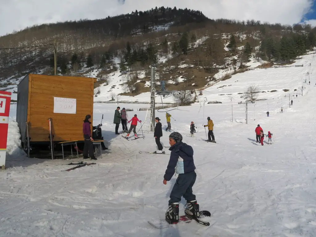 Becho et sa micro station de ski en Georgie !