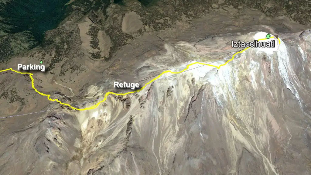 Ascension du volcan Iztaccihuatl au Mexique