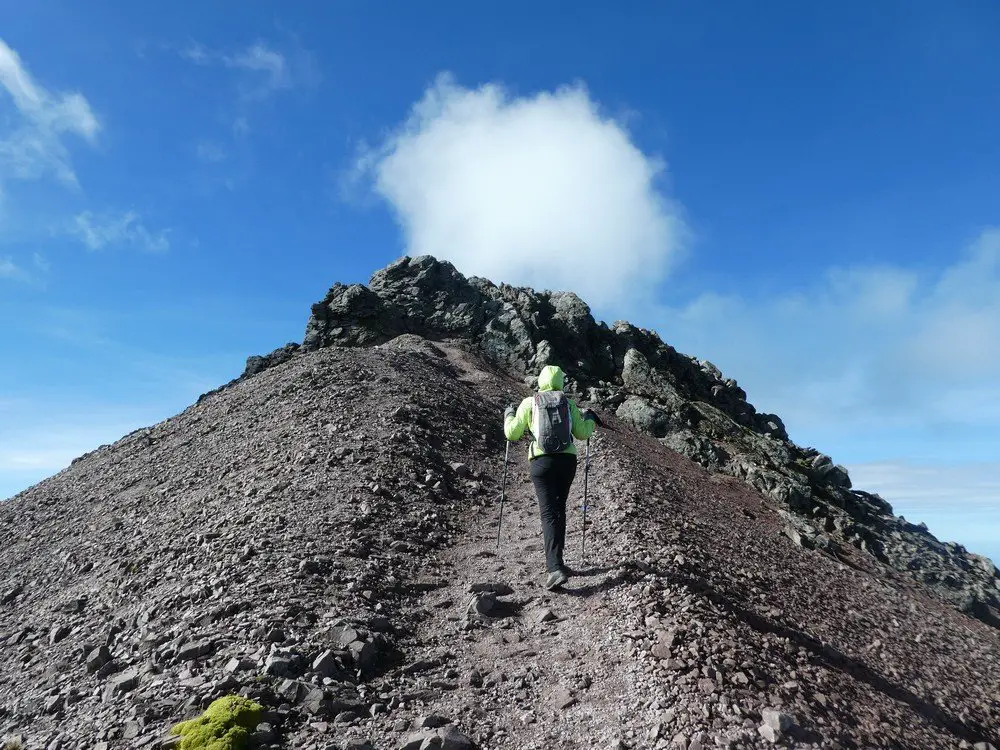 Sommet en vue La Malinche au Mexique