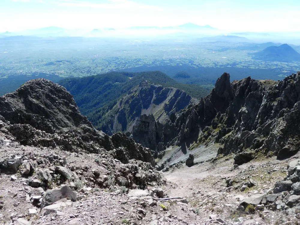 Sous le sommet La Malinche