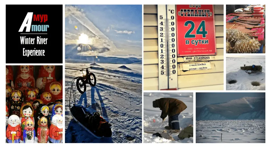 Voyage aux confins de la Sibérie durant le voyage à vélo sur le fleuve Amour en Sibérie 