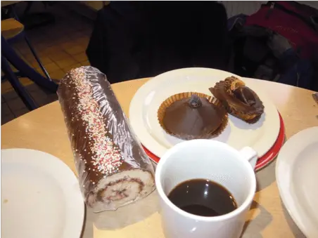 La récompense, une longue pause dans une boulangerie de Sisimut