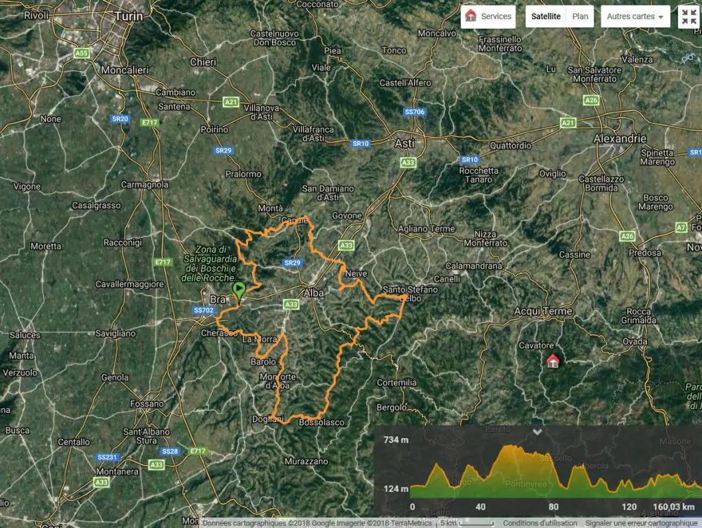 Notre itinéraire à vélo en Italie
