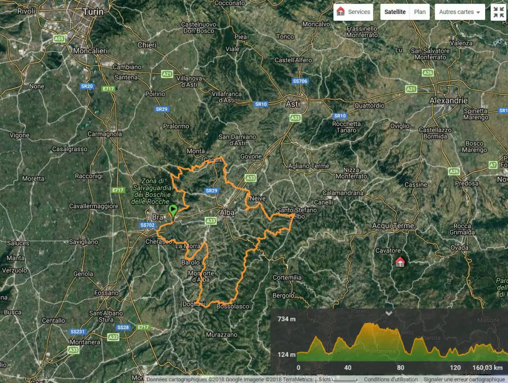 Notre itinéraire à vélo en Italie Notre itinéraire à vélo en Italie