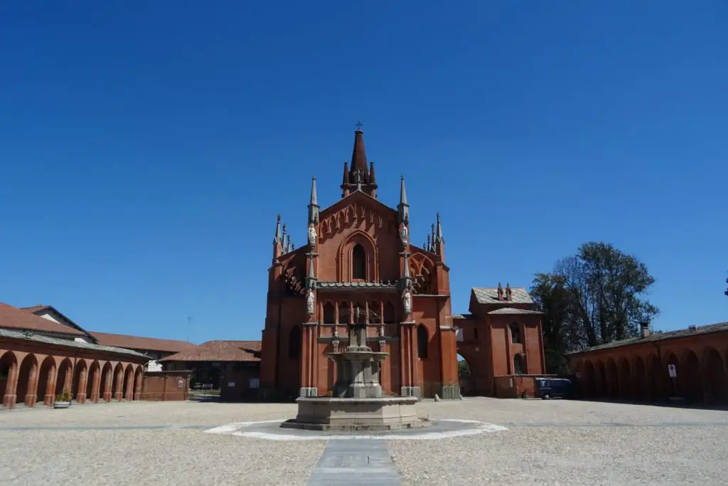 Le château de Pollenzo en Italie