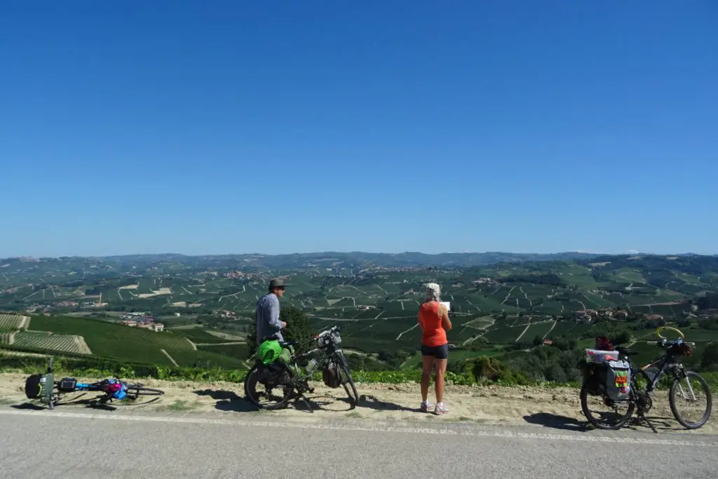 Le paysage viticole des Langhe du côté de La Morra