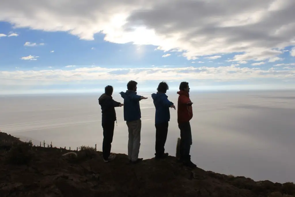 Avant d’arriver à La Paz, nous nous trouvions en plein cœur de l’Altiplano, dans le fameux désert de sel d’Uyuni Avant d’arriver à La Paz, nous nous trouvions en plein cœur de l’Altiplano, dans le fameux désert de sel d’Uyuni