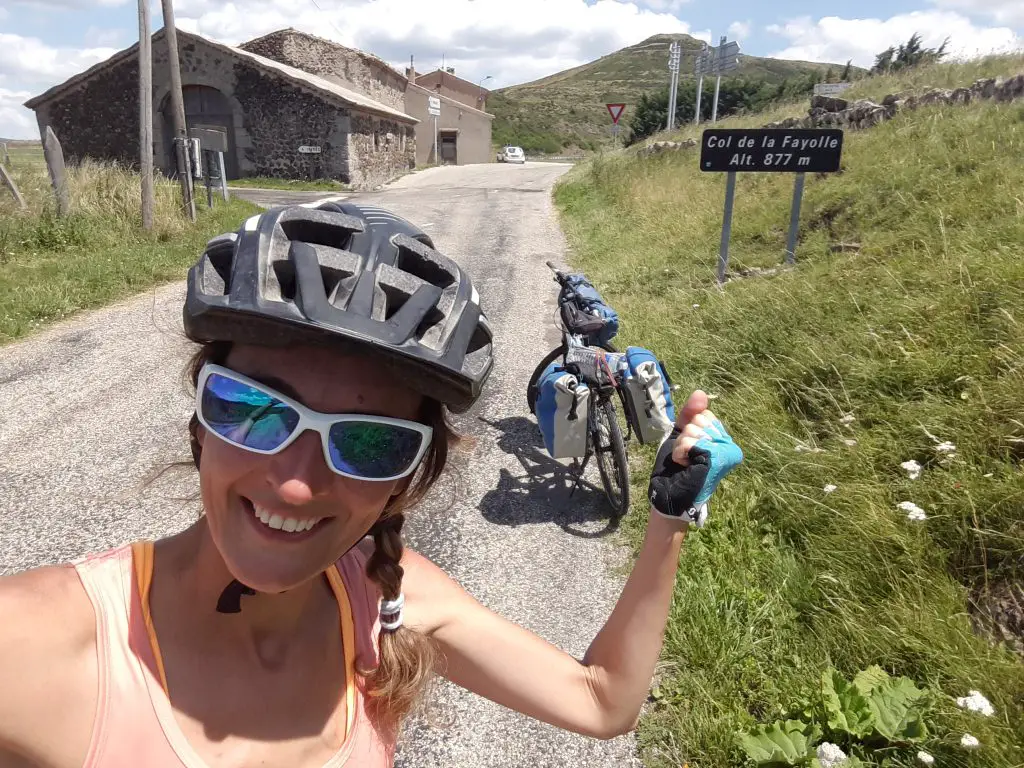 Seule pour la traversée en vélo du Léman à l