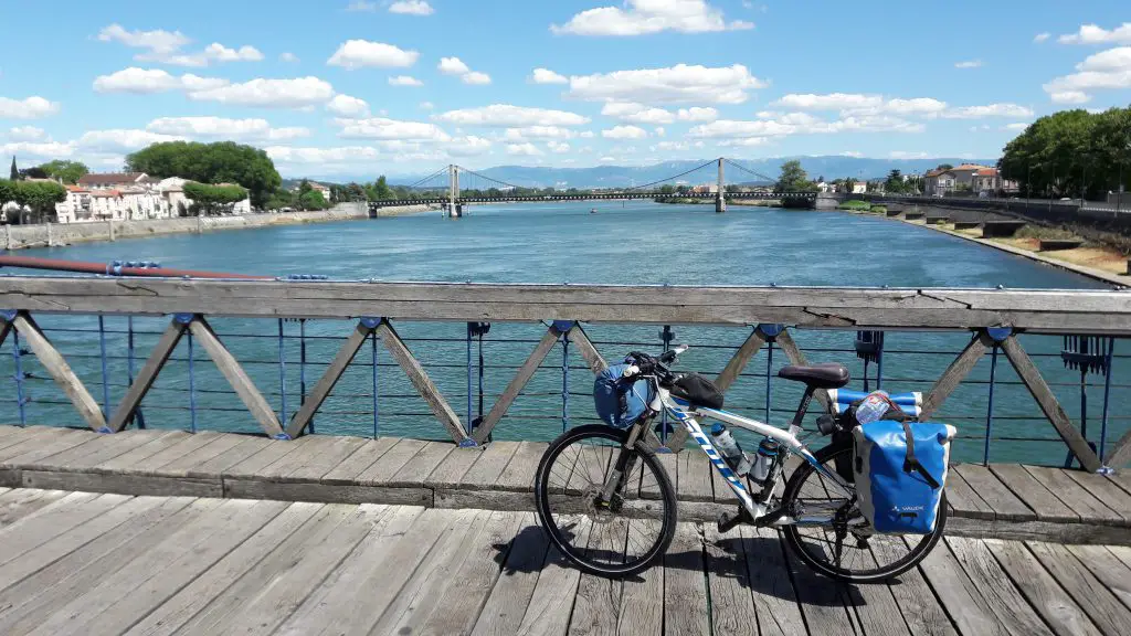 Le Rhône… une traversée symbolique en vélo