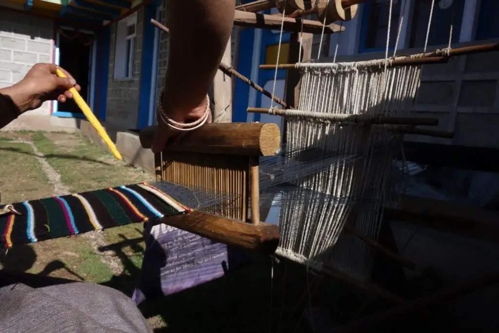 Un bout de culture traditionnelle lors de notre traversée du Langtang Un bout de culture traditionnelle lors de notre traversée du Langtang