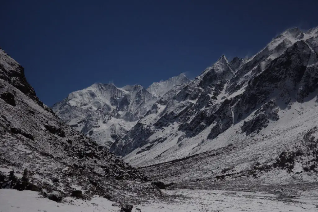 En direction du Tibet lors de notre traversée du Langtang 