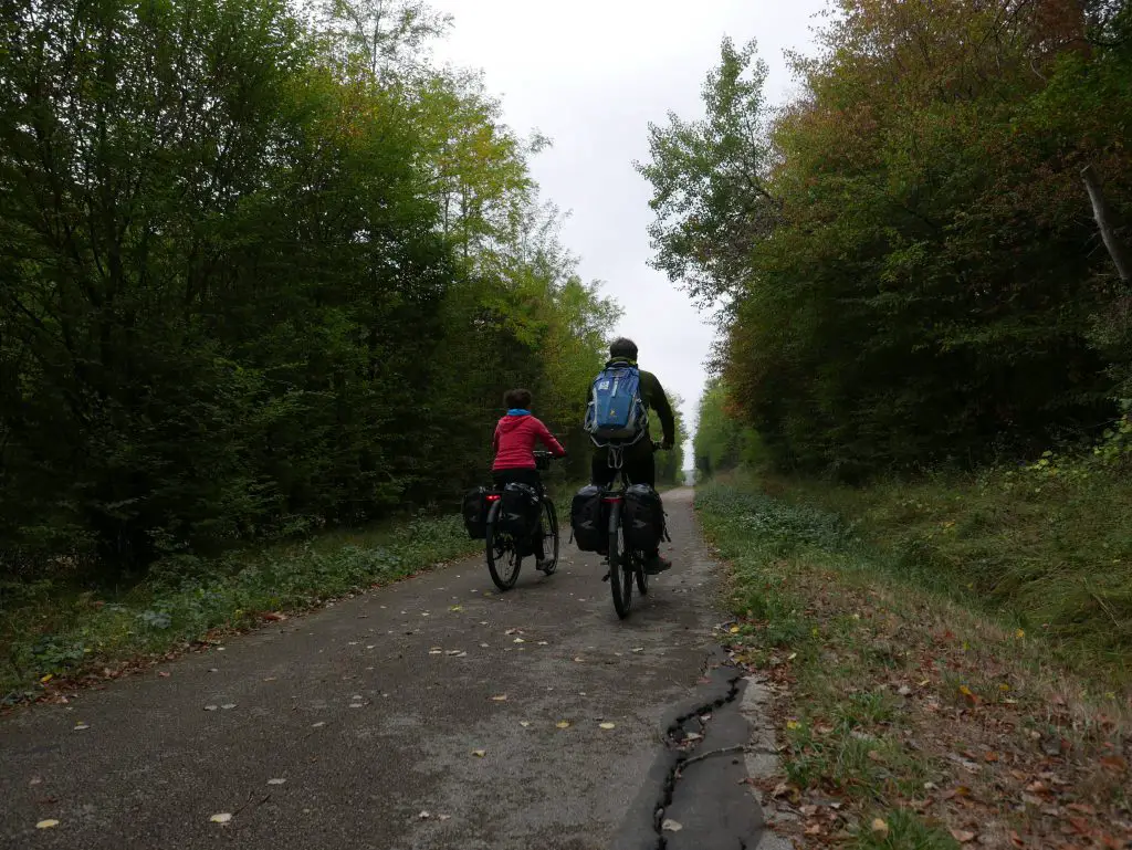 Sur la voie verte entre chalôn sur saône et Mâcon