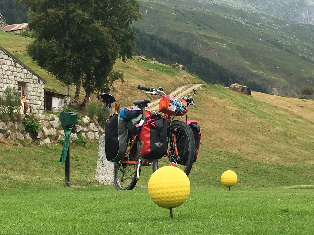 Terrain de golf de montagne