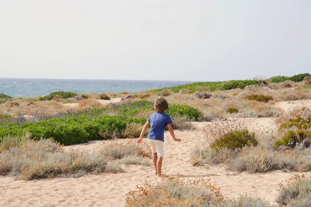 Un sentier facile lors de notre randonnés en Sardaigne