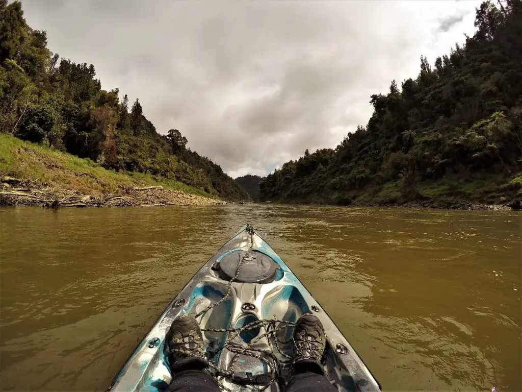 Le calme avant la tempête du début de mon parcours de Whanganui Journey