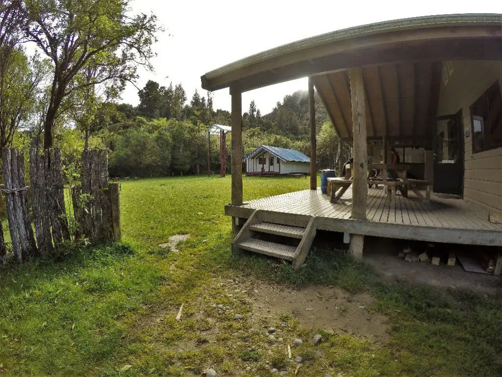 Une étape du Great Walk lors de la traversée de Whanganui Journey