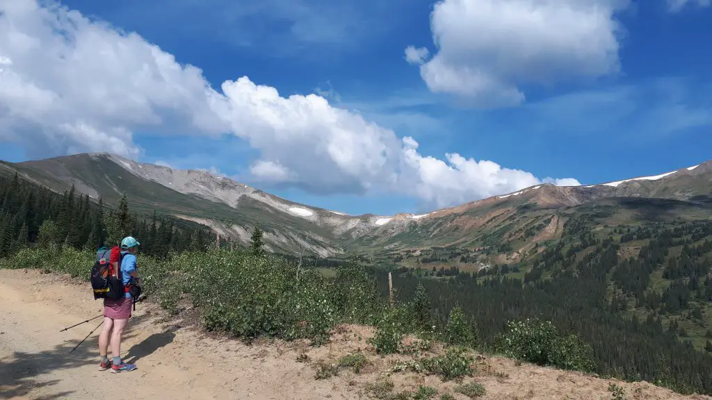 Devant nous, le col qui ferait de Breckenridge un souvenir lors du Colorado Trail